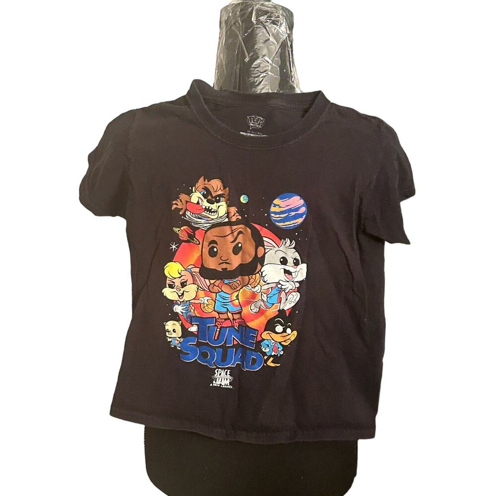 Lebron James tune squad space jam black short sleeve t shirt‎ youth small